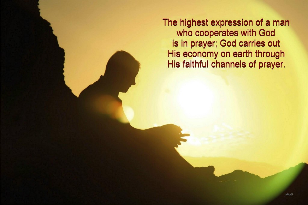 highest expression of man cooperates with god is in prayer 1024x683