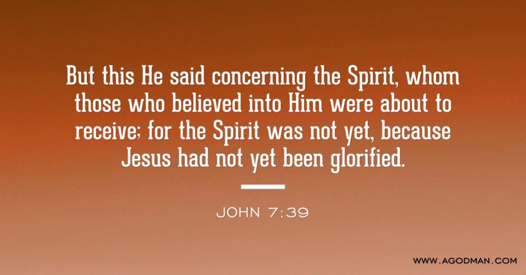 Drinking the Spirit of the Glorified Jesus and Flowing Him out as ...