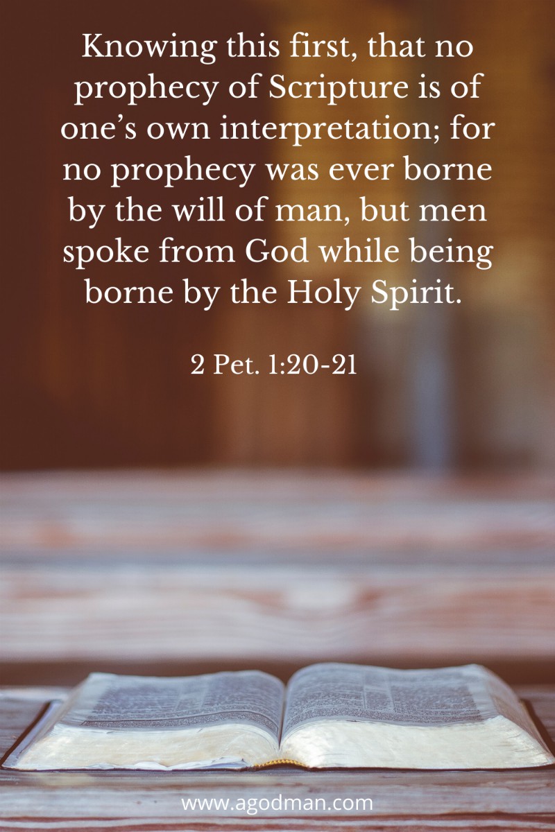 Prophets Are God's Spokesmen Who Speak For God And Speak Forth God By ...